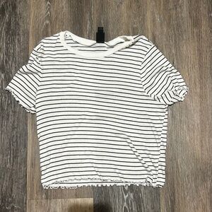 Striped crop top